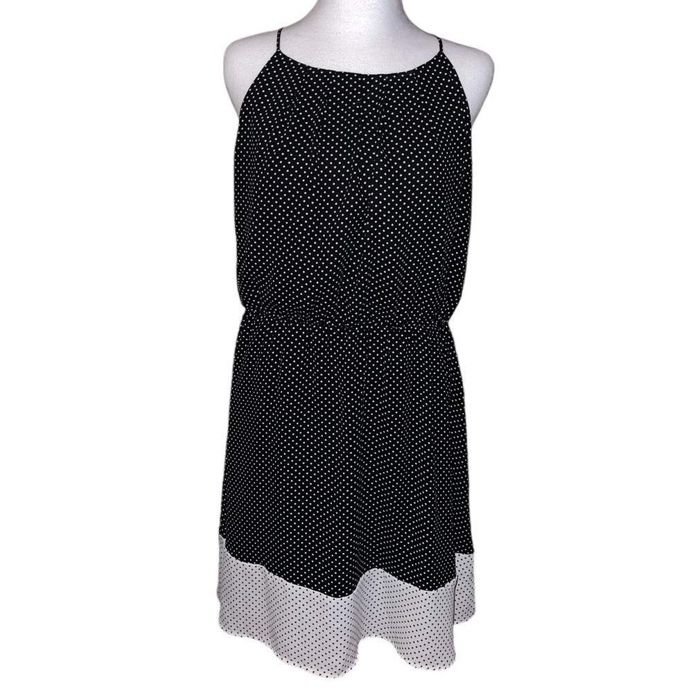 Maurice’s Black and White Polka Dot Sleeveless Dress Sz XL